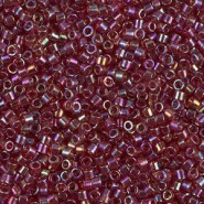 Miyuki delica Beads 11/0 - Transparent dark cranberry ab DB-1242